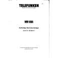 TELEFUNKEN VRV650 Service Manual